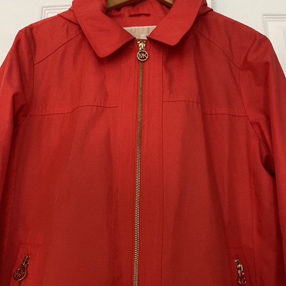 Like New Michael Kors Rainjacket - Coral - Petite XL - Picture 8 of 11